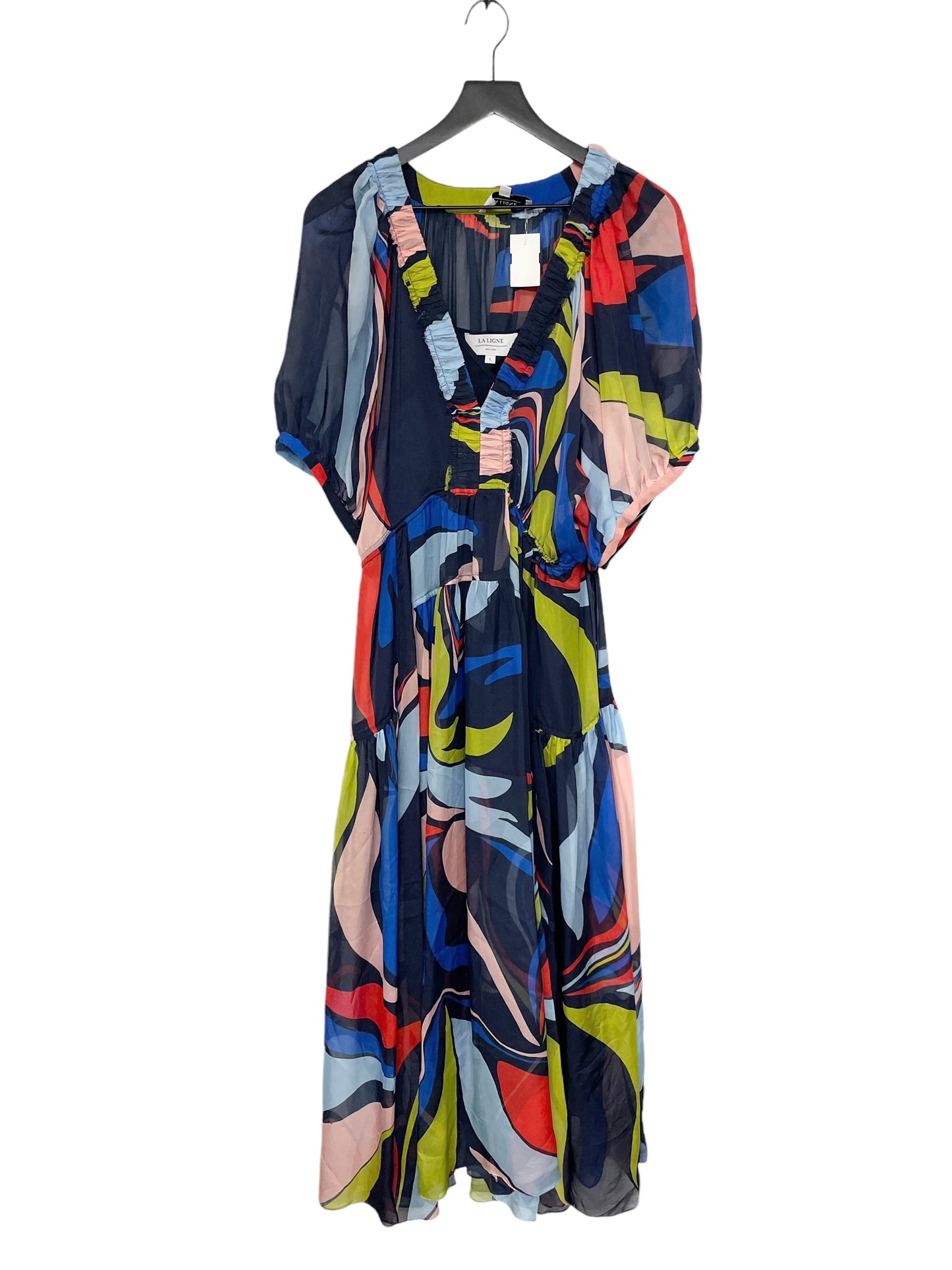 Dress Casual Maxi By Cma In Multi-colored, Size: L