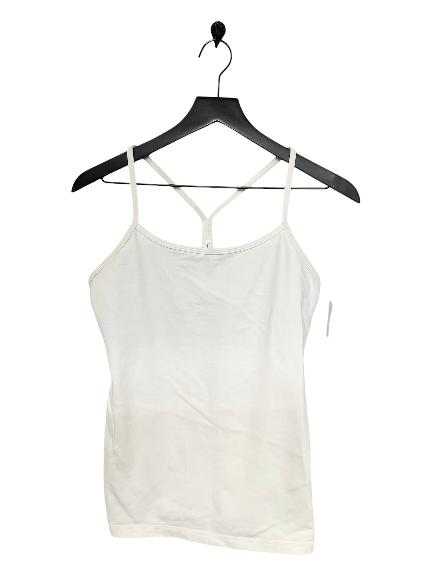 Athletic Tank Top By Lululemon In White, Size: 10