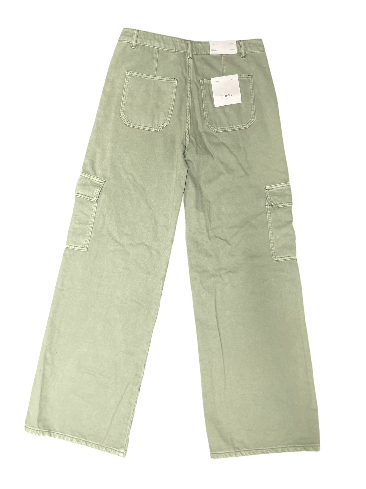 Pants Wide Leg By Verve In Green, Size: 8