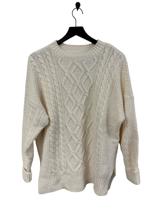 Sweater By Abercrombie And Fitch In Cream, Size: M