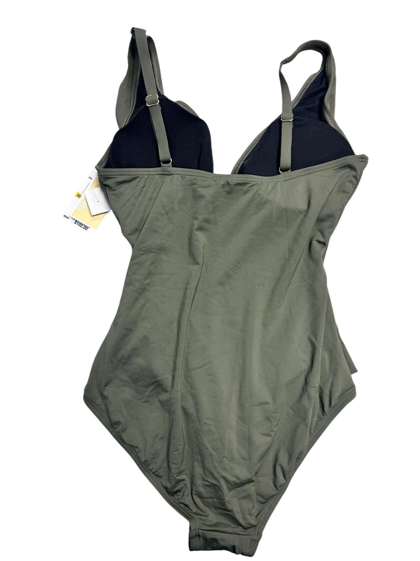 Swimsuit By Michael By Michael Kors In Green, Size: 14