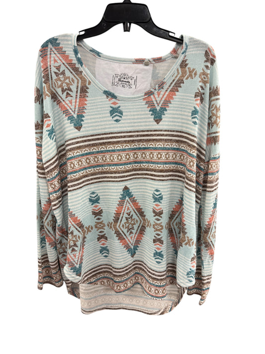 Top Long Sleeve By Clothes Mentor In Multi-colored, Size: Xl