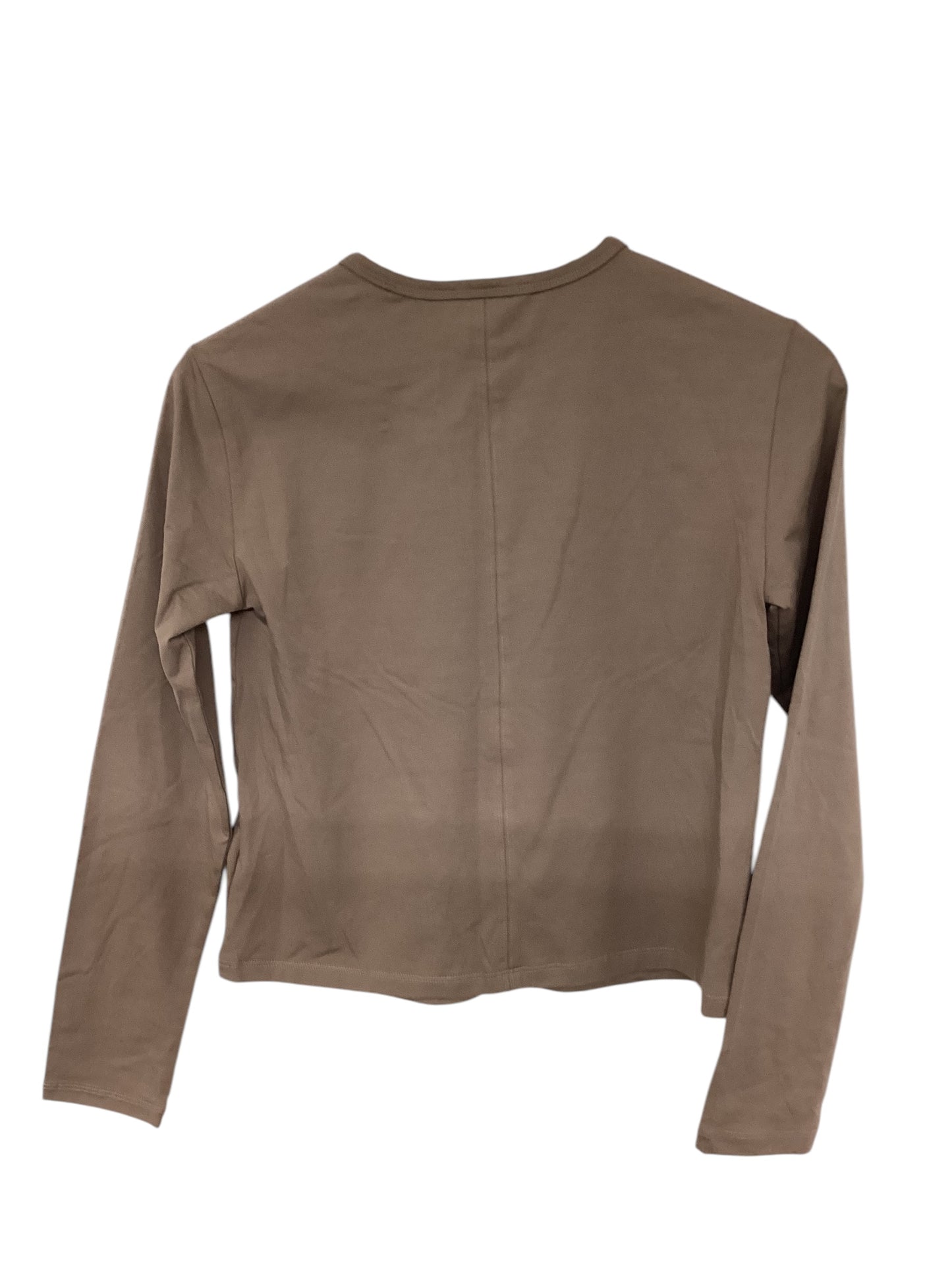 Top Long Sleeve Basic By Athleta In Tan, Size: Xxs