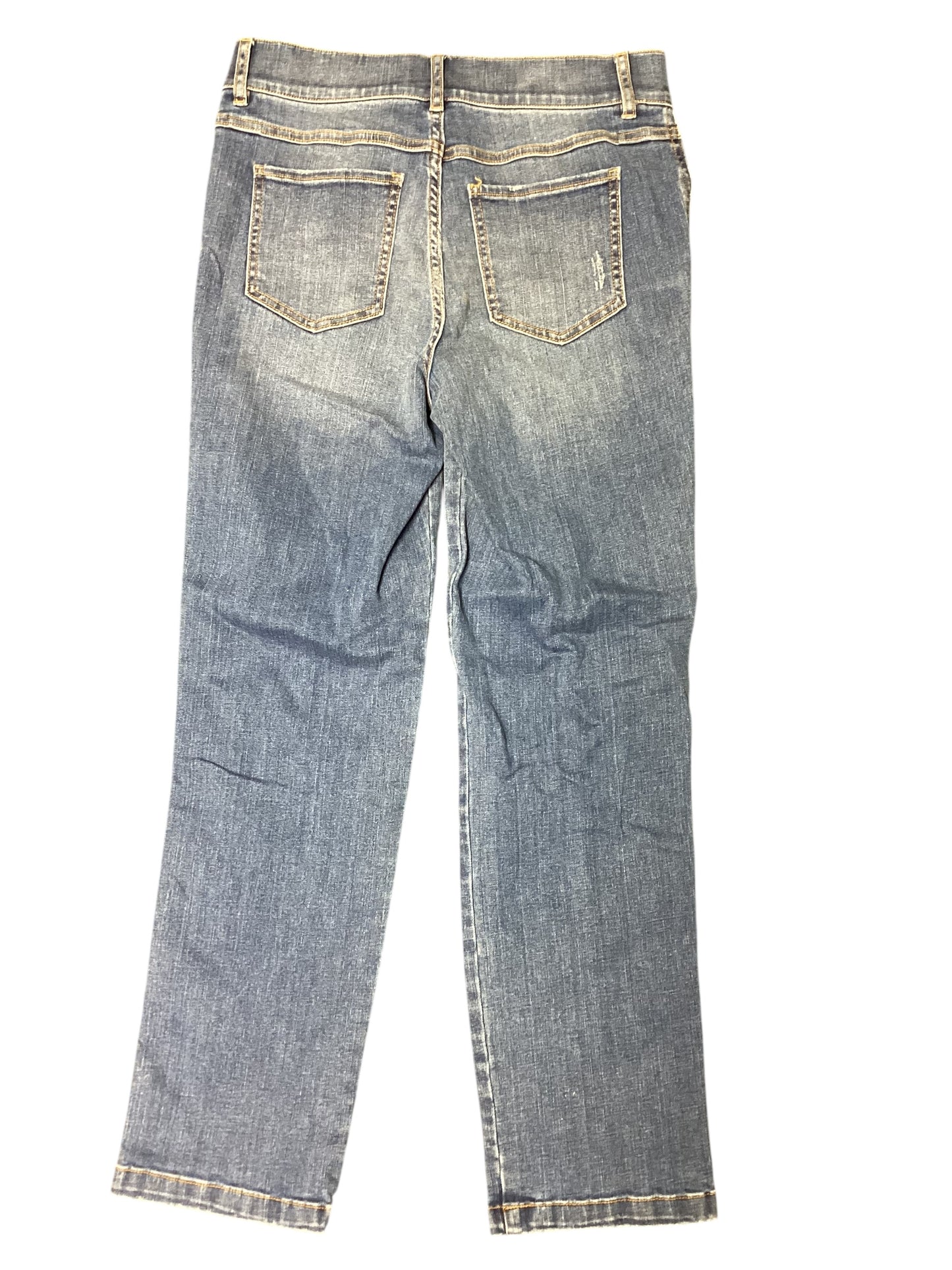 Jeans Boot Cut By Spanx In Blue Denim, Size: M