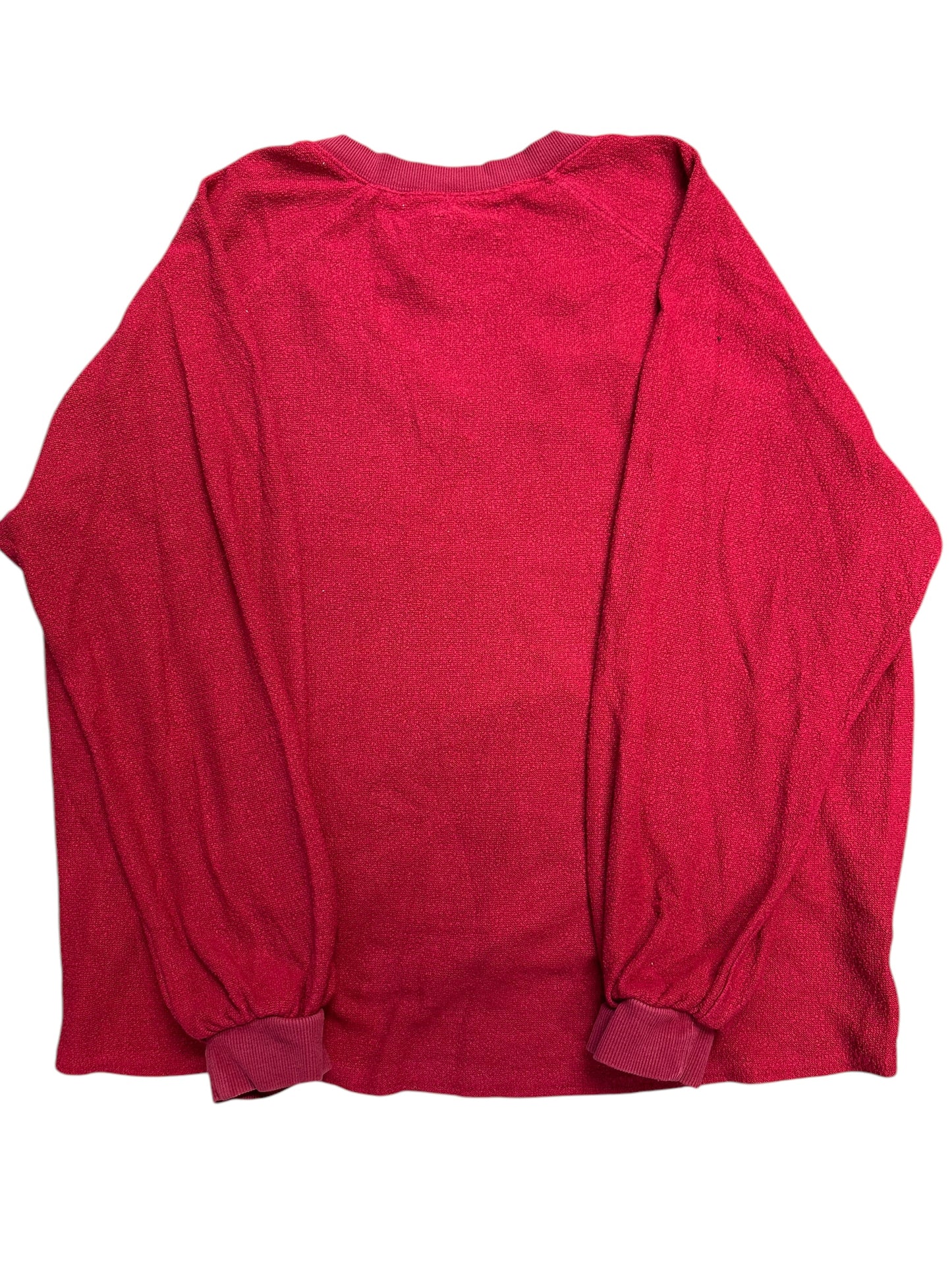 Top Long Sleeve By Urban Outfitters In Red, Size: L