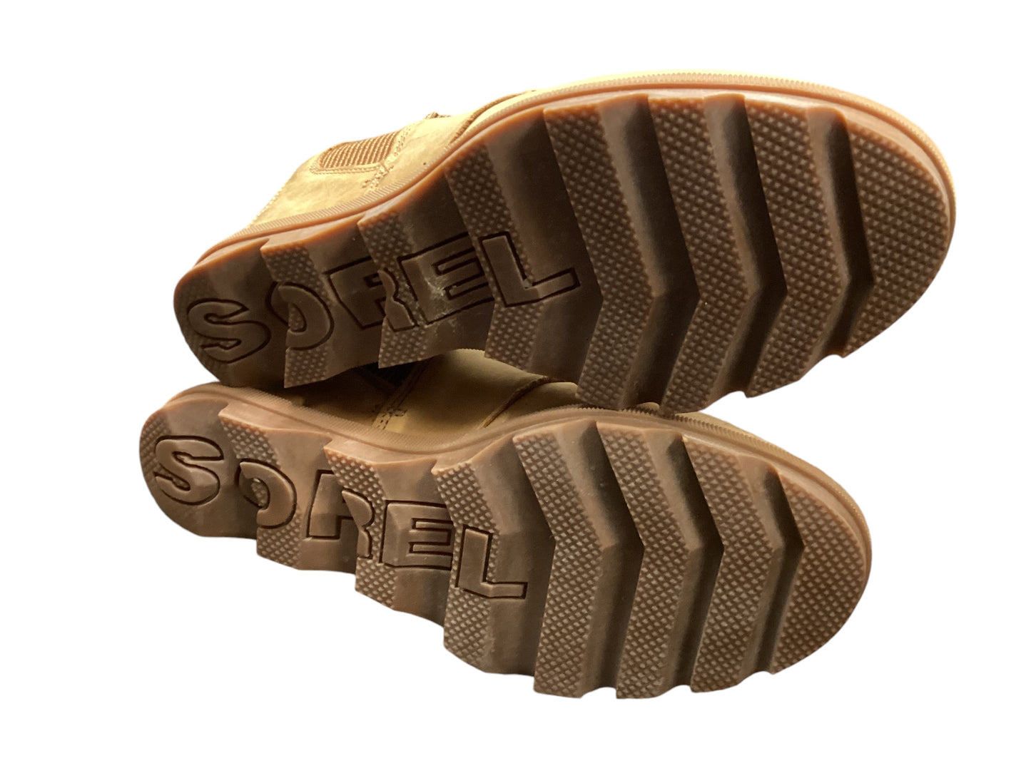 Boots Ankle Heels By Sorel In Tan, Size: 8