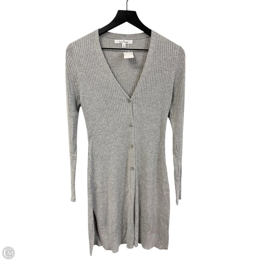 Cardigan By Love Tree In Grey, Size: M