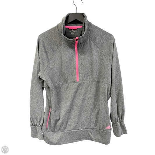 Sweatshirt Collar By Adidas In Grey, Size: Xl