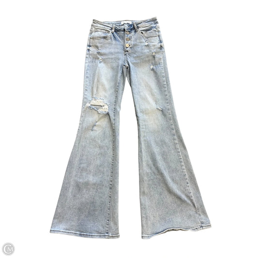 Jeans Flared By Risen In Blue Denim, Size: 6