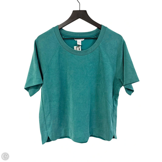 Top Short Sleeve Basic By Athleta In Teal, Size: M