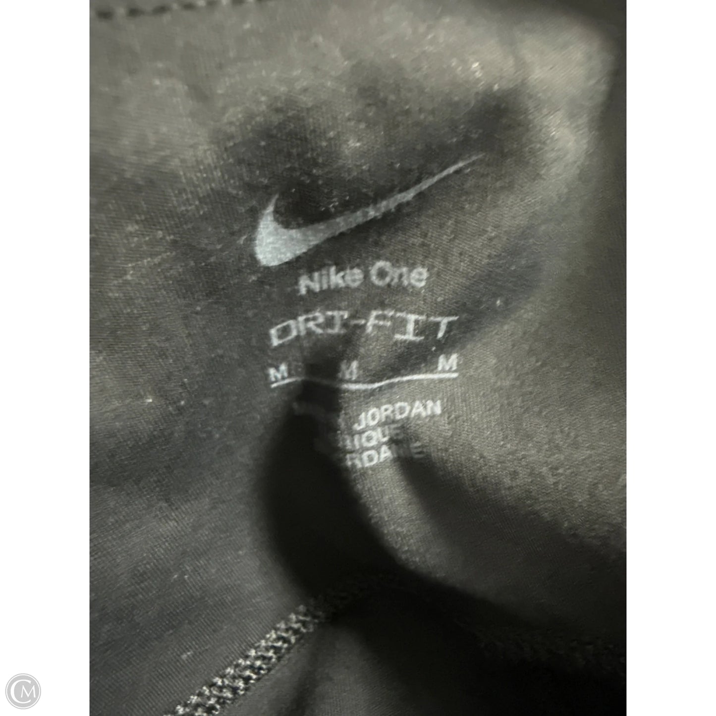 Athletic Leggings By Nike Apparel In Black, Size: M