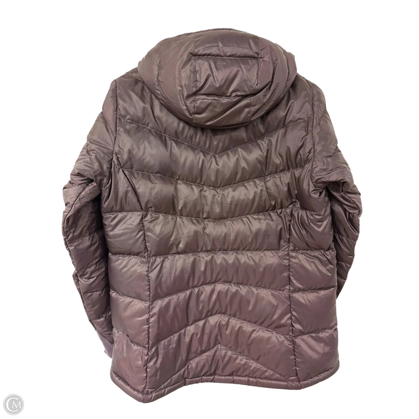 Coat Puffer & Quilted By Eddie Bauer In Purple, Size: M