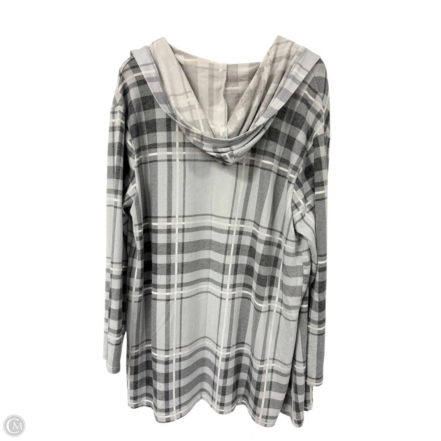 Cardigan By Clothes Mentor In Blue, Size: 1x