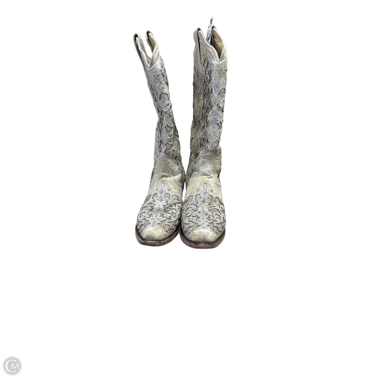 Boots Western By Corral In Cream, Size: 9