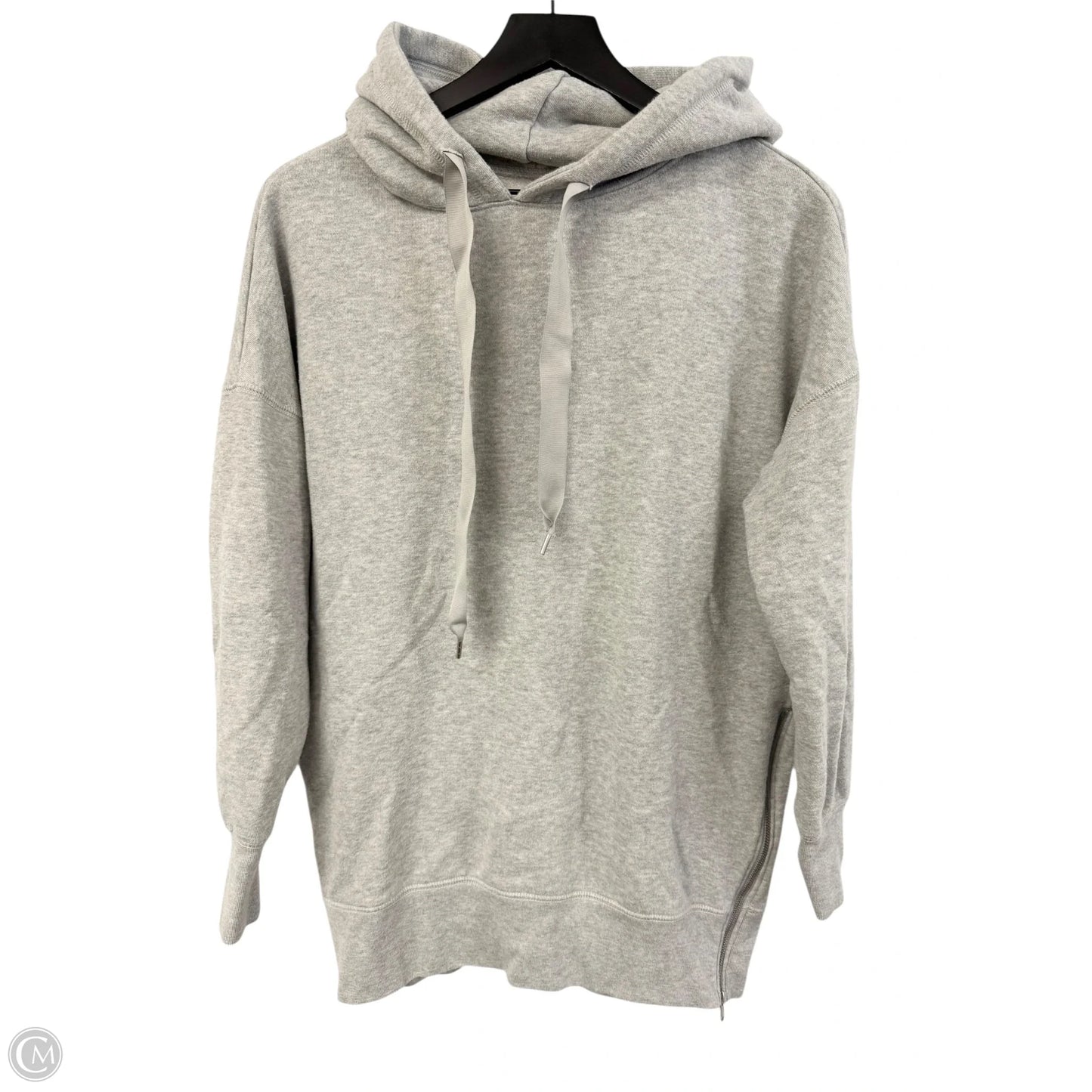 Sweatshirt Hoodie By Aerie In Grey, Size: S