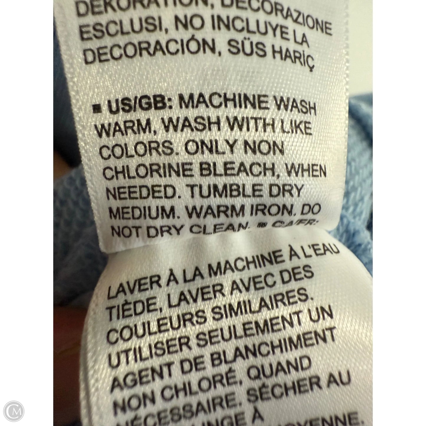 Sweatshirt Hoodie By Amazon Essentials In Blue, Size: Xl