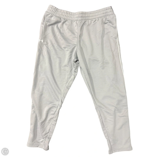 Athletic Pants By Under Armour In Grey, Size: Xl