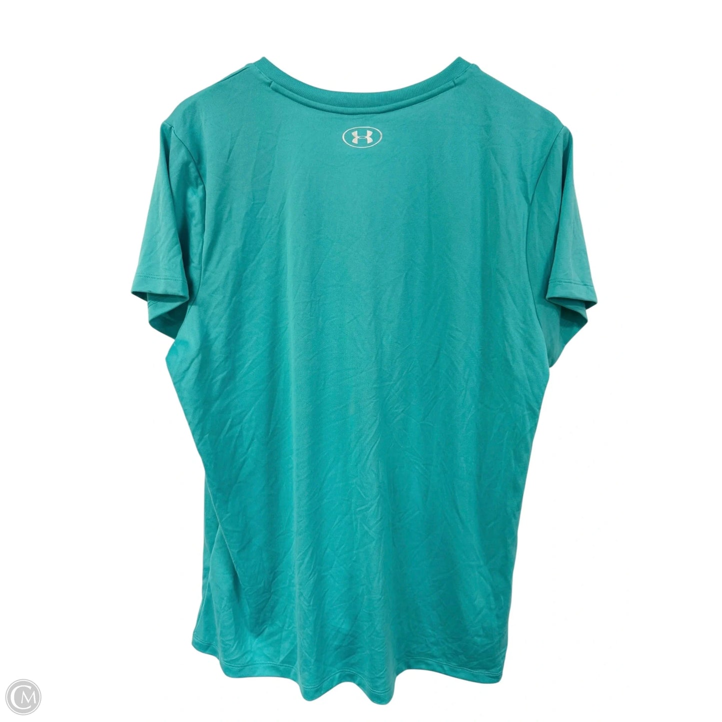 Athletic Top Short Sleeve By Under Armour In Blue, Size: Xxl