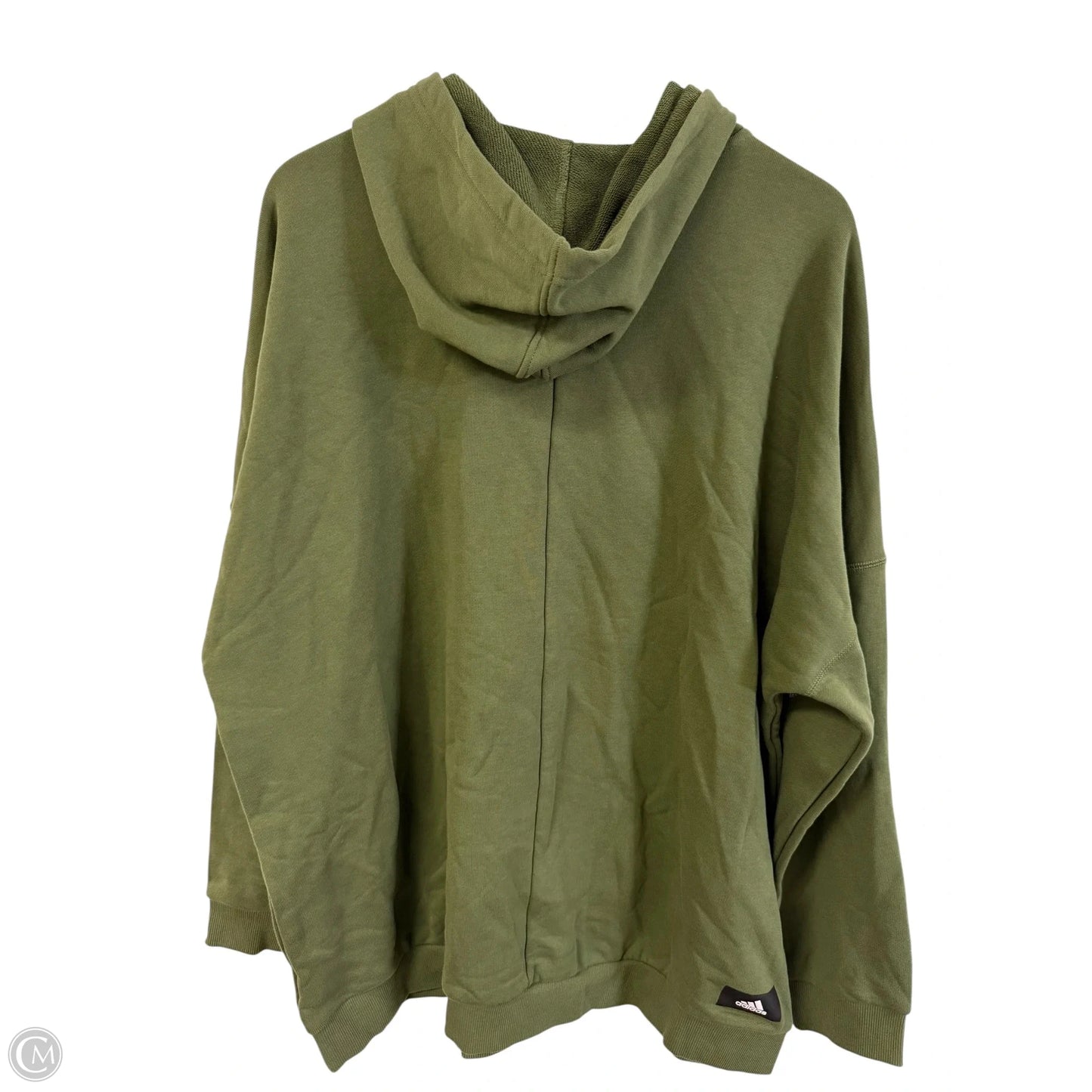 Sweatshirt Hoodie By Adidas In Green, Size: Xl