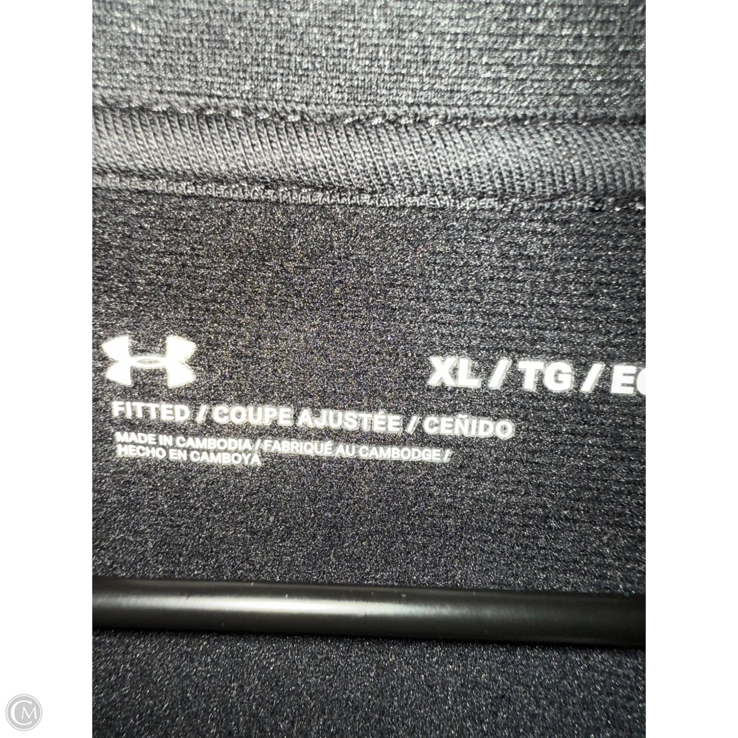 Athletic Jacket By Under Armour In Black, Size: Xl