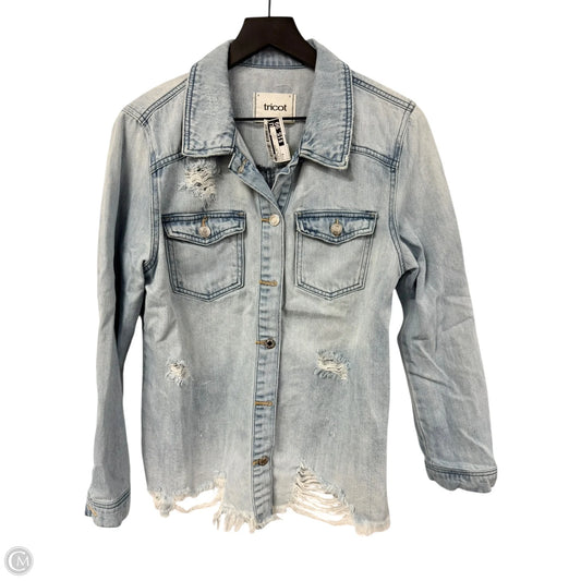 Jacket Denim By Cme In Blue Denim, Size: M