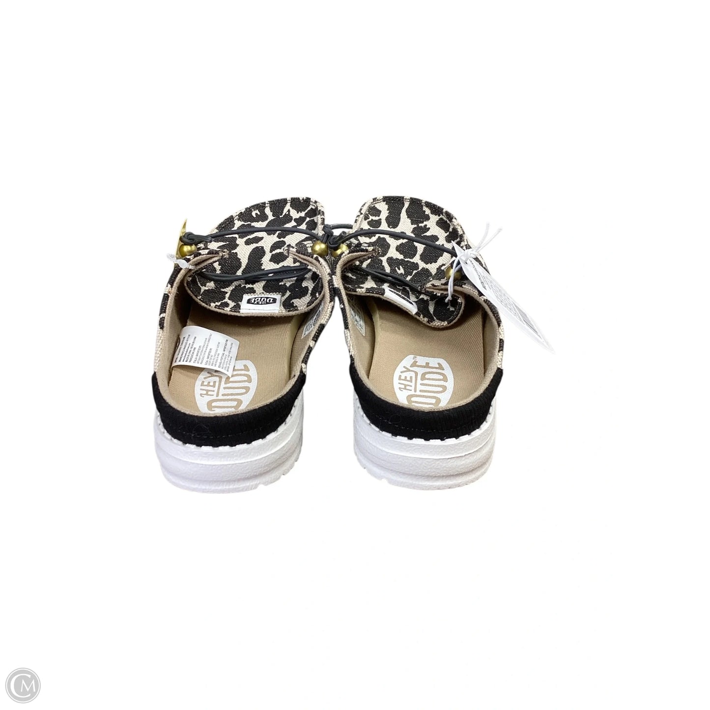 Shoes Flats By Hey Dude In Animal Print, Size: 7