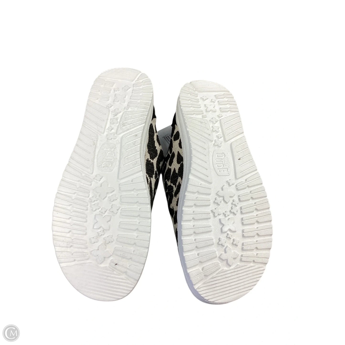 Shoes Flats By Hey Dude In Animal Print, Size: 7