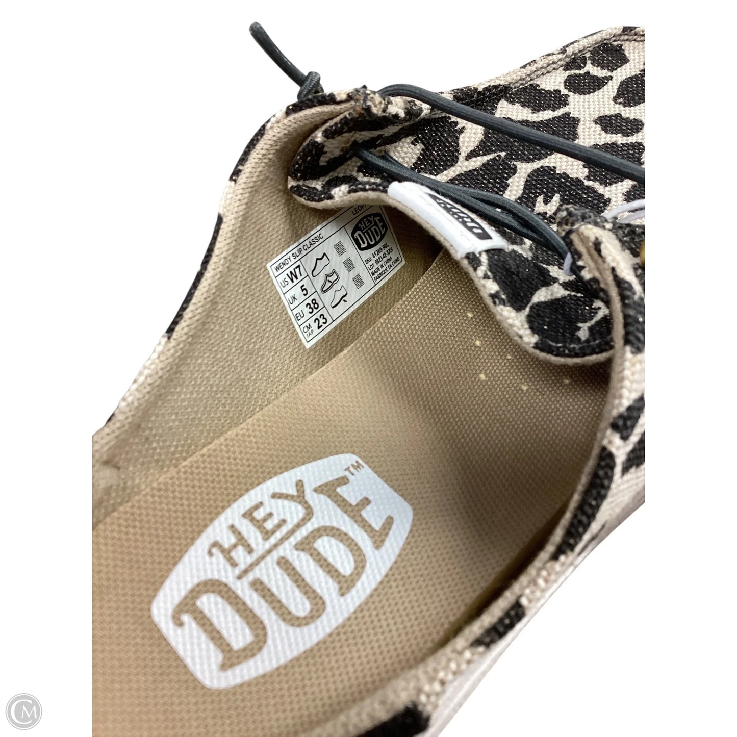 Shoes Flats By Hey Dude In Animal Print, Size: 7