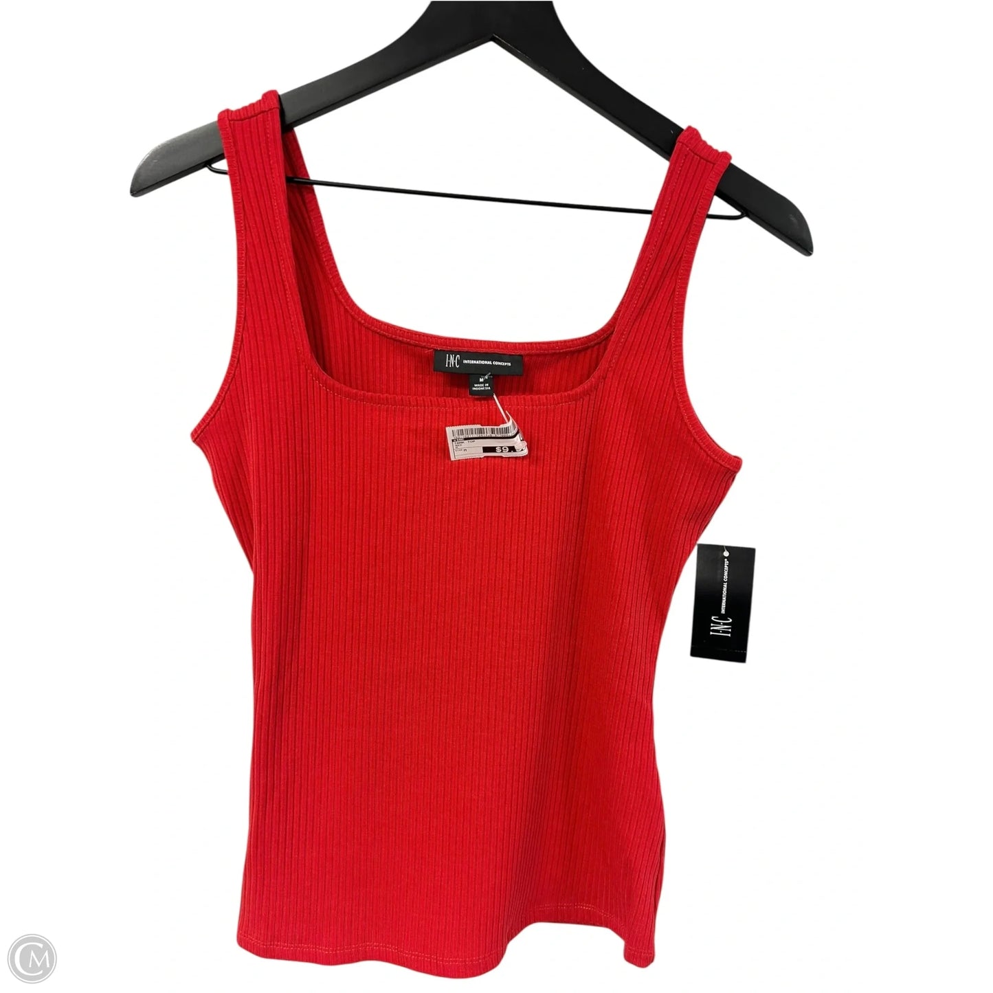 Tank Top By Inc In Red, Size: M