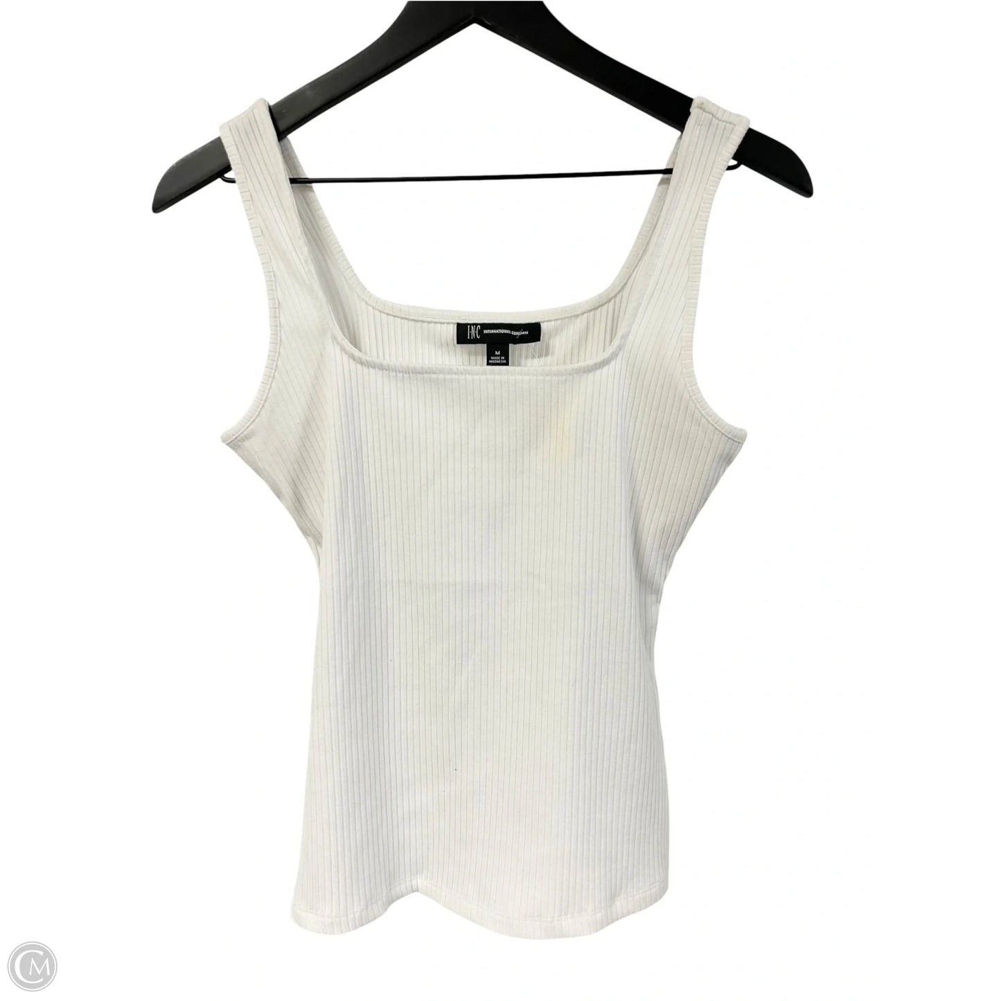 Tank Top By Inc In White, Size: M