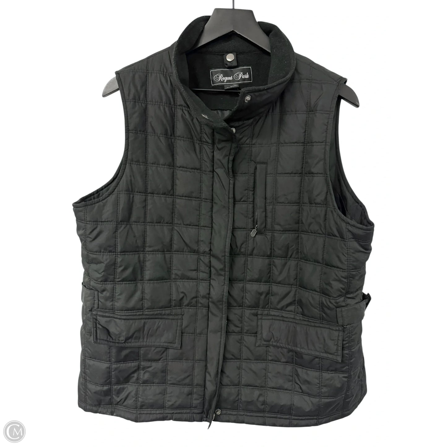 Vest Puffer & Quilted By Clothes Mentor In Black, Size: Xl