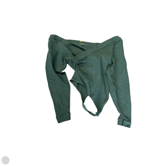Bodysuit By Free People In Green, Size: Xl