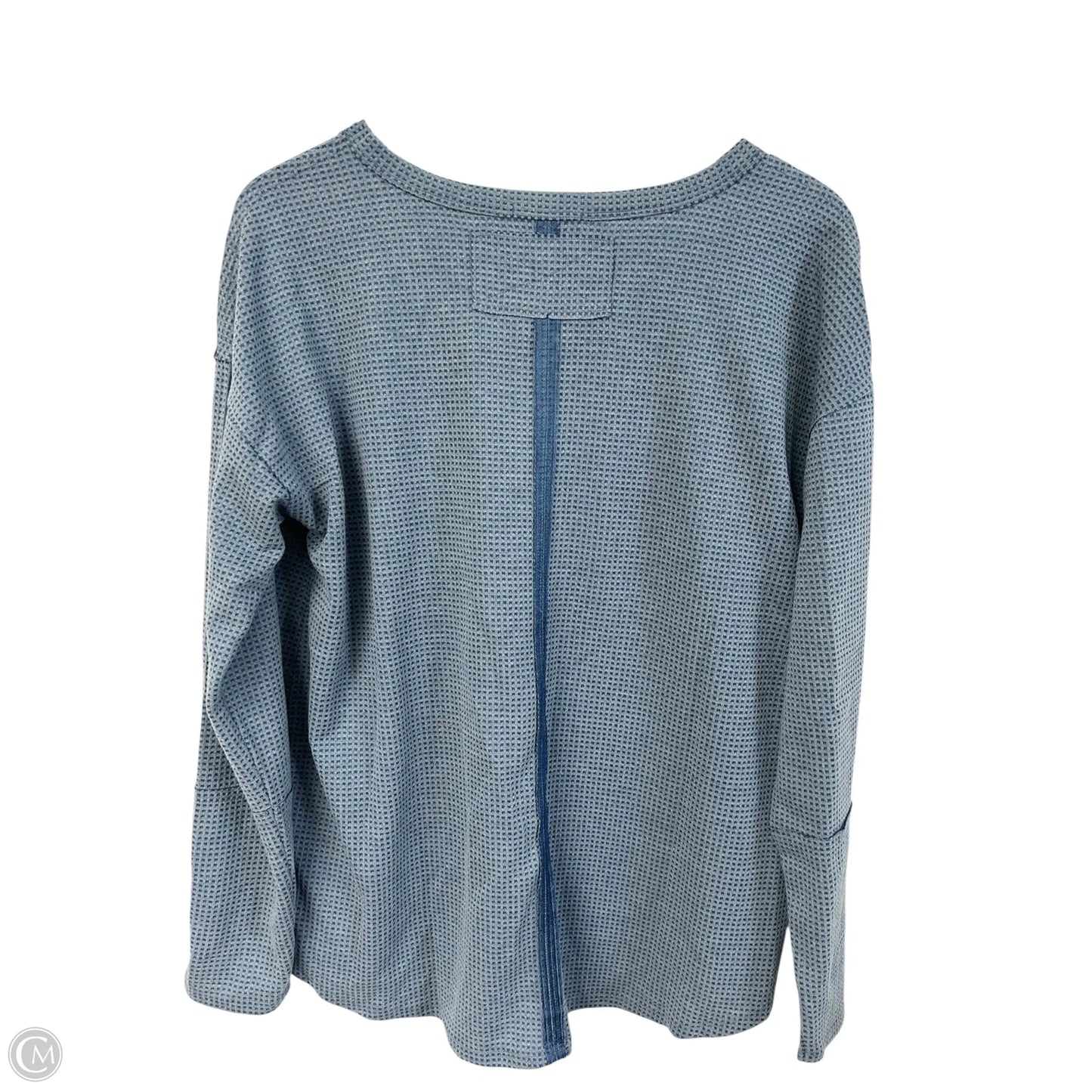 Top Long Sleeve By Andree By Unit In Blue, Size: M