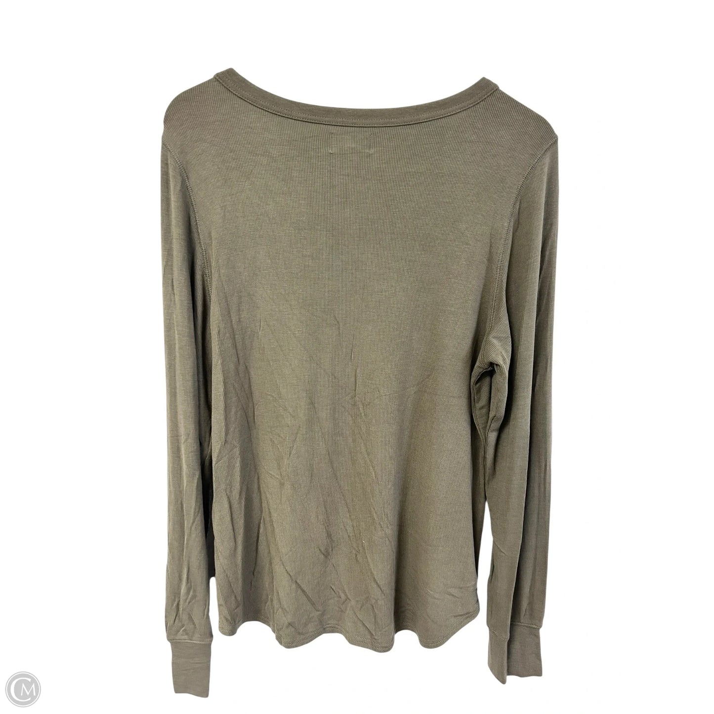 Top Long Sleeve Basic By Thread And Supply In Green, Size: Xl