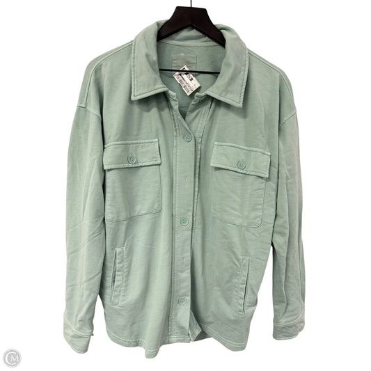 Jacket Shirt By Thread And Supply In Green, Size: M