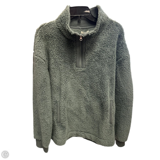 Jacket Fleece By Maurices In Green, Size: L