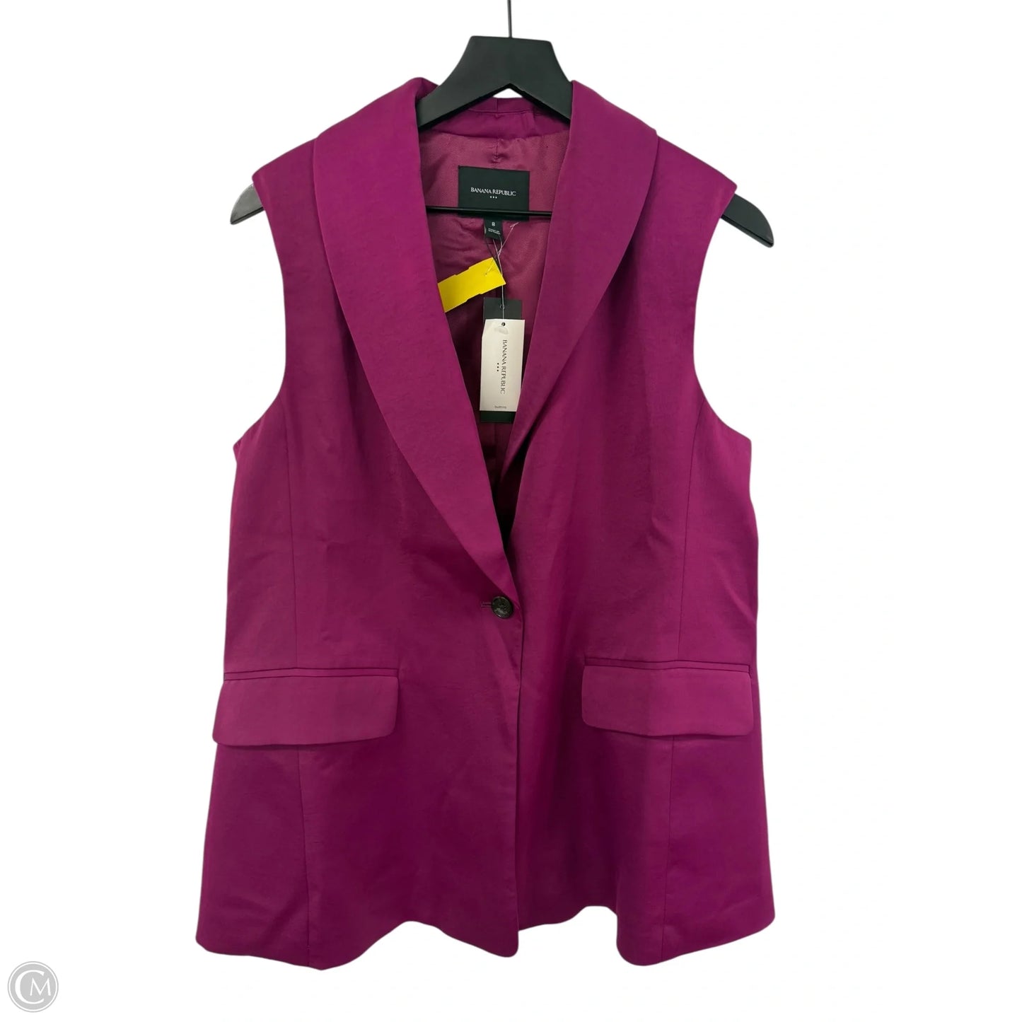 Vest Other By Banana Republic In Purple, Size: 8