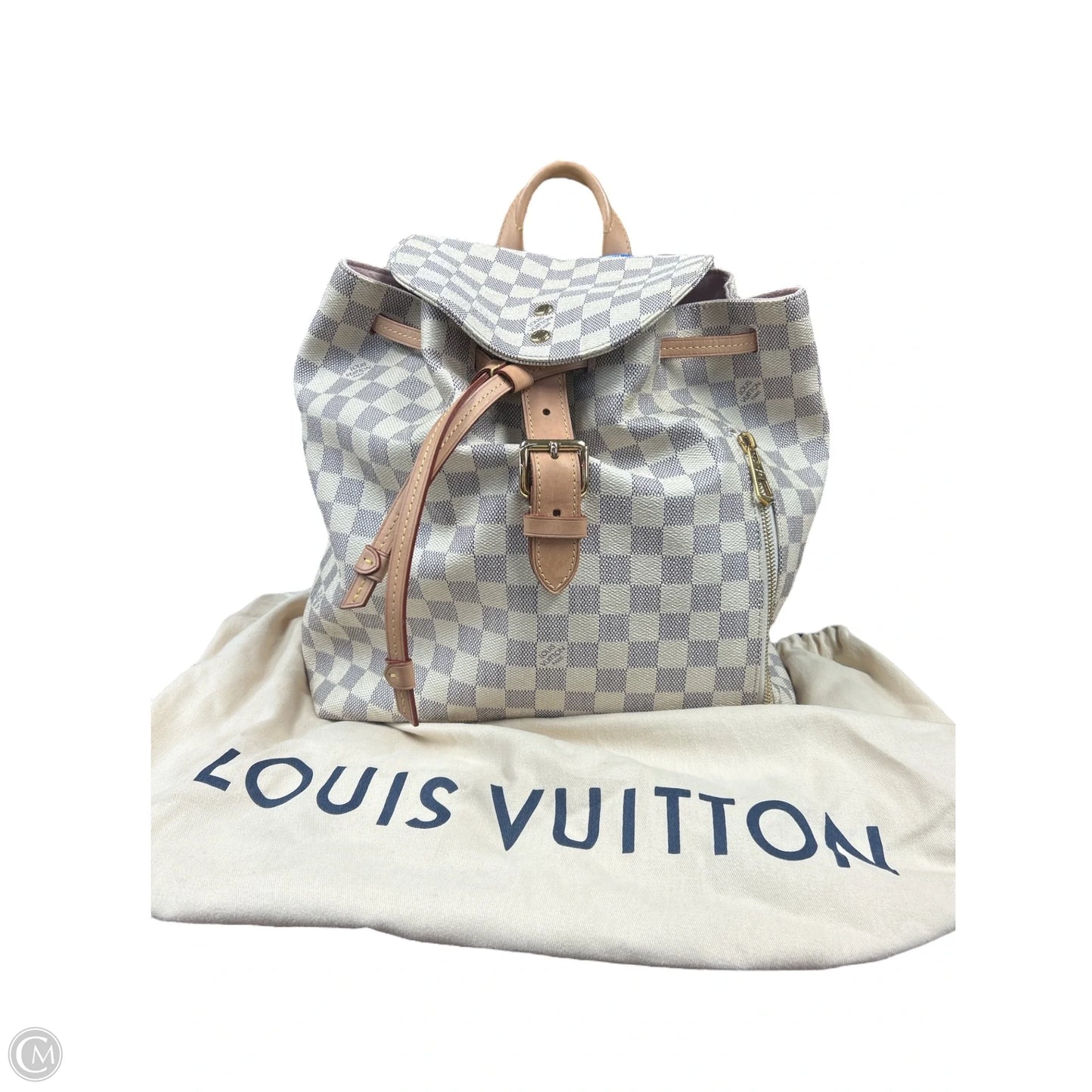 Backpack Luxury Designer By Louis Vuitton, Size: Large