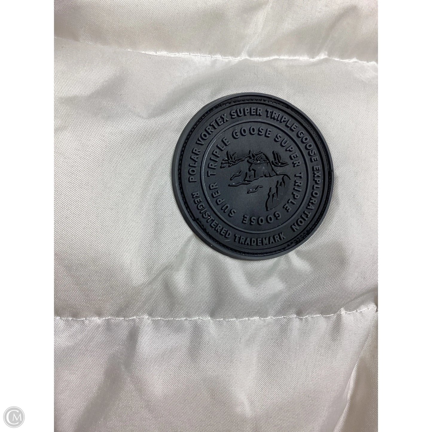 Vest Puffer & Quilted By Cmc In White, Size: Xl