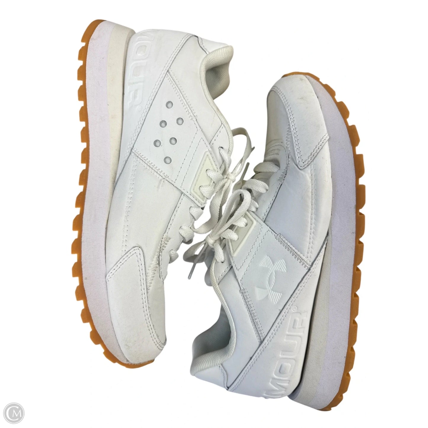 Shoes Athletic By Under Armour In White, Size: 8.5