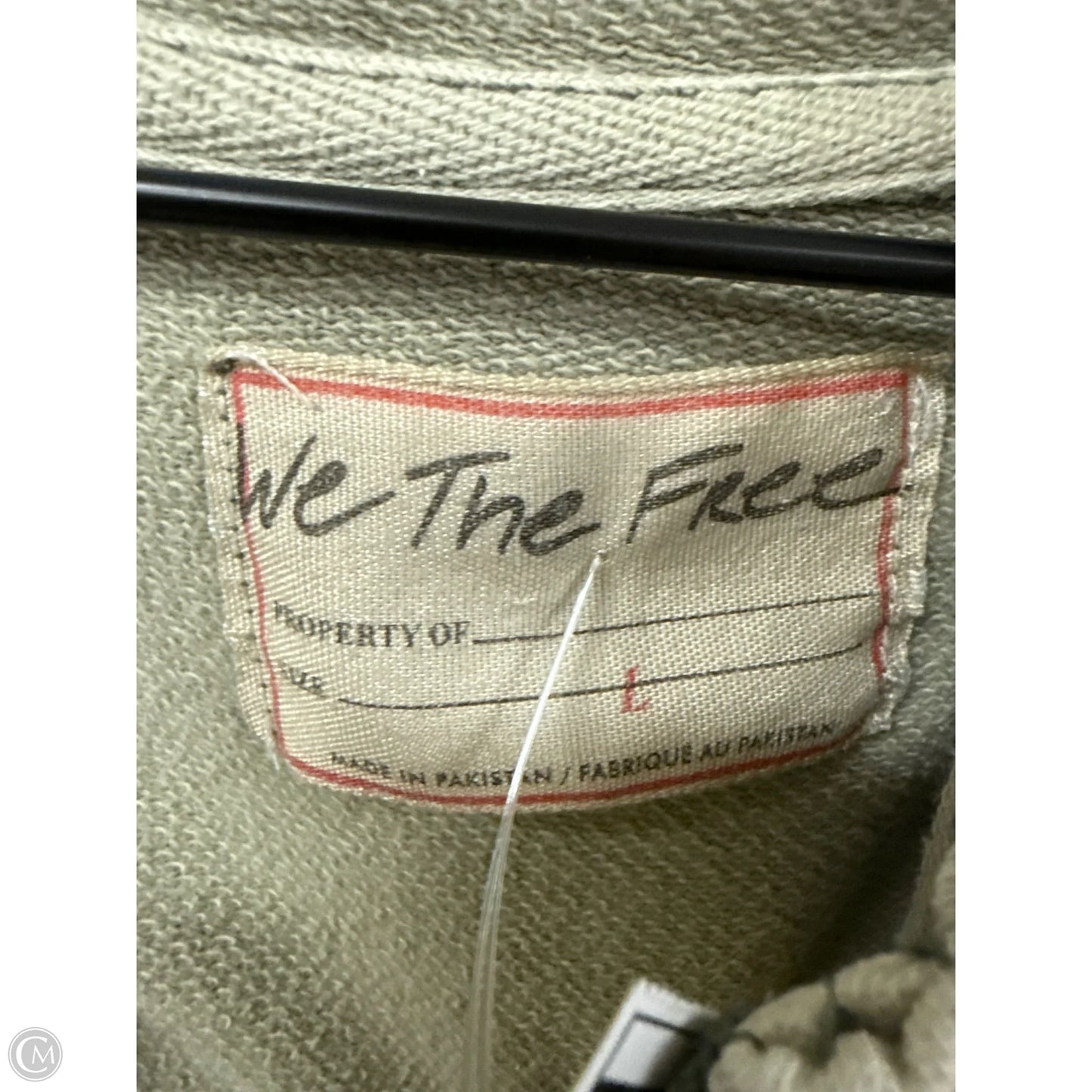 Sweatshirt Hoodie By We The Free In Tan, Size: L