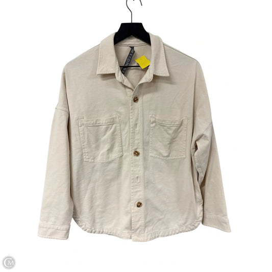 Jacket Shirt By Vuori In Cream, Size: Xs