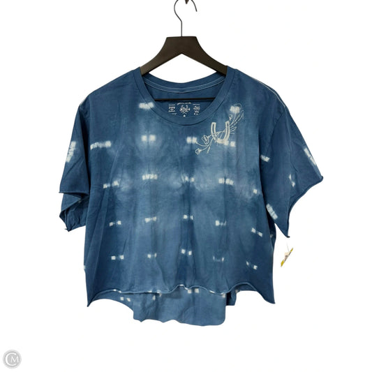 Top Short Sleeve Basic By Cmc In Blue & White, Size: S