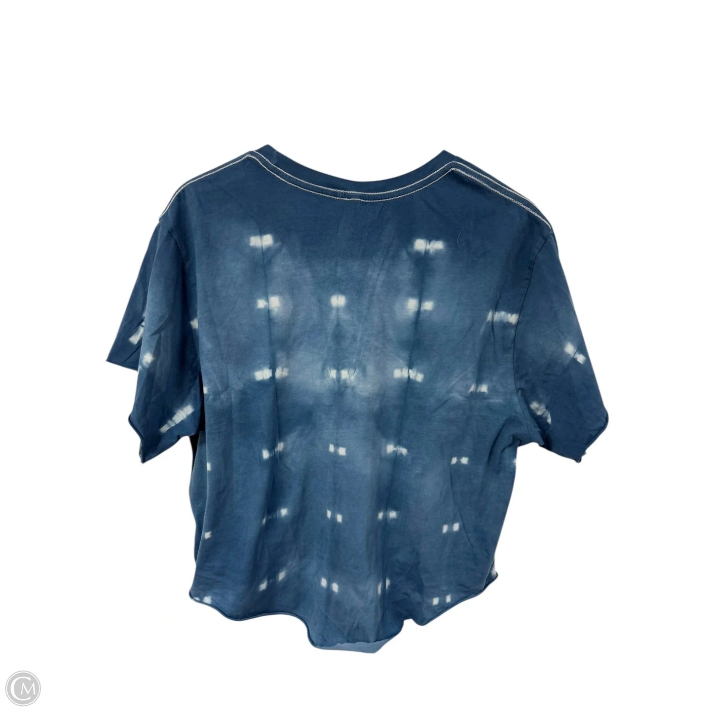 Top Short Sleeve Basic By Cmc In Blue & White, Size: S