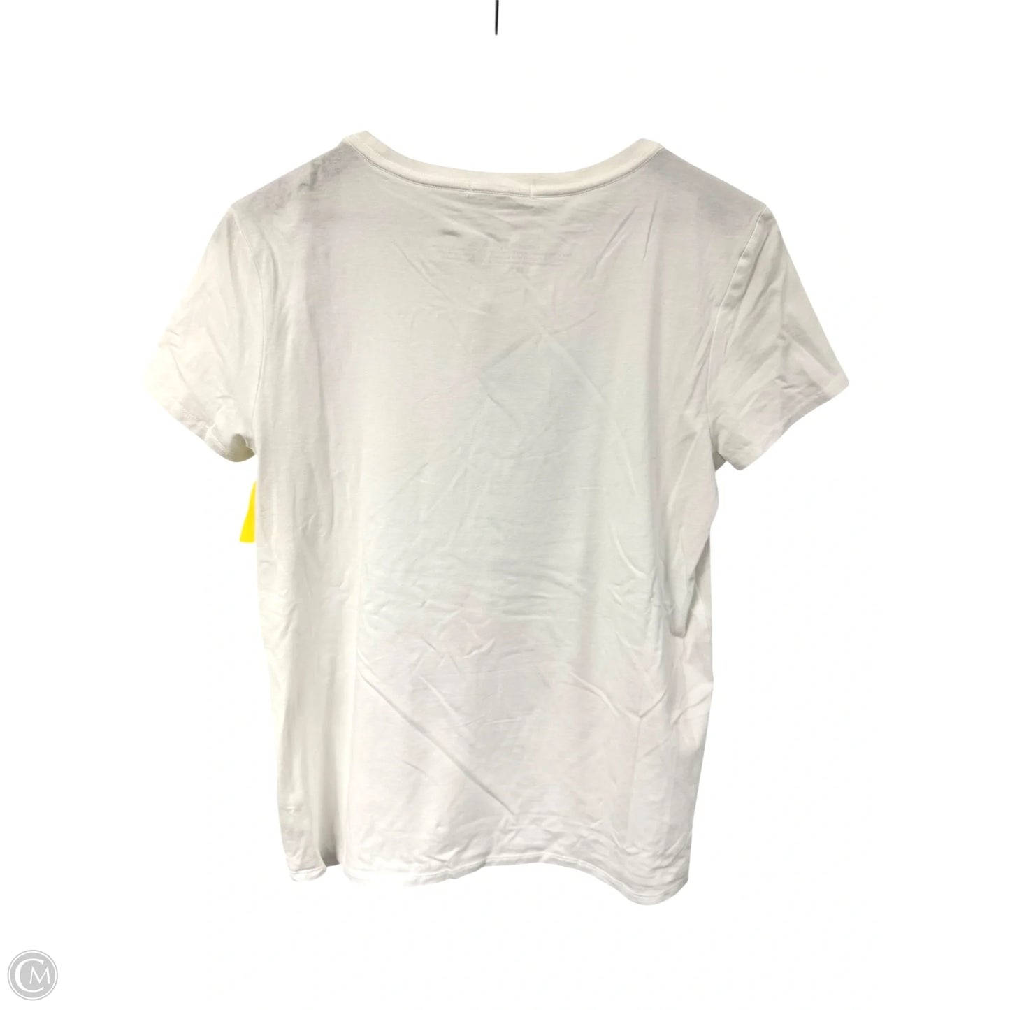 Top Short Sleeve Basic By Maurices In White, Size: M