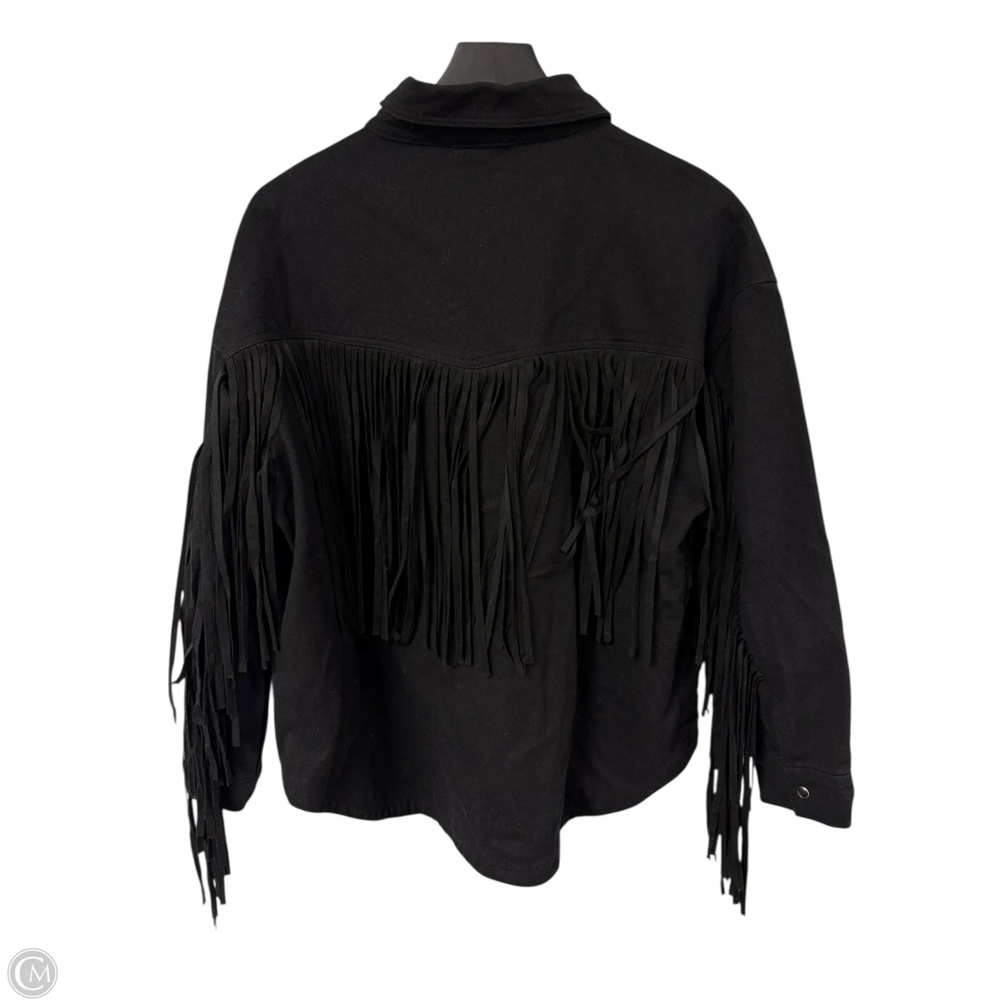 Jacket Denim By Cmc In Black Denim, Size: Xl