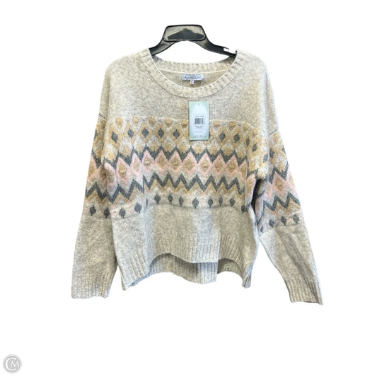 Sweater By Keren Hart In Cream, Size: Xl