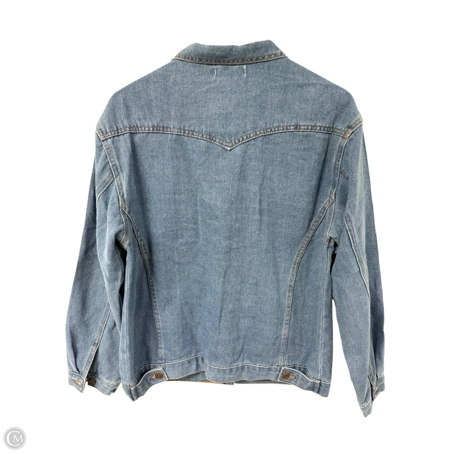 Jacket Denim By Cme In Blue Denim, Size: M