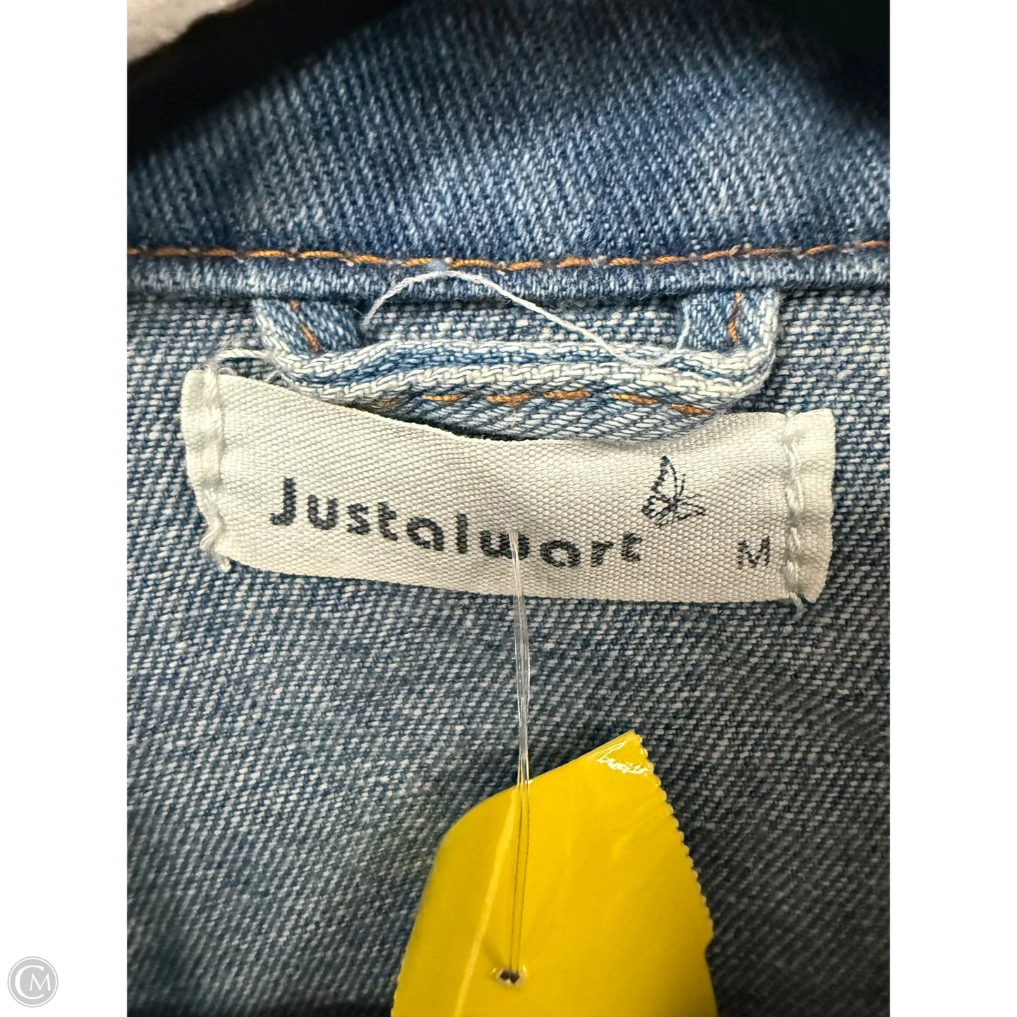 Jacket Denim By Cme In Blue Denim, Size: M