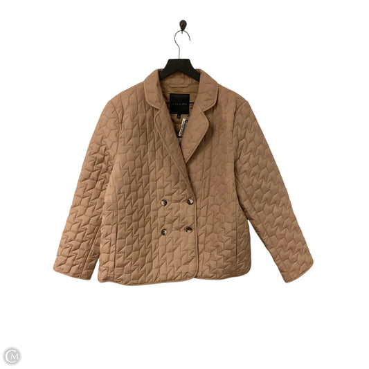 Jacket Puffer & Quilted By Talbots In Tan, Size: Xl